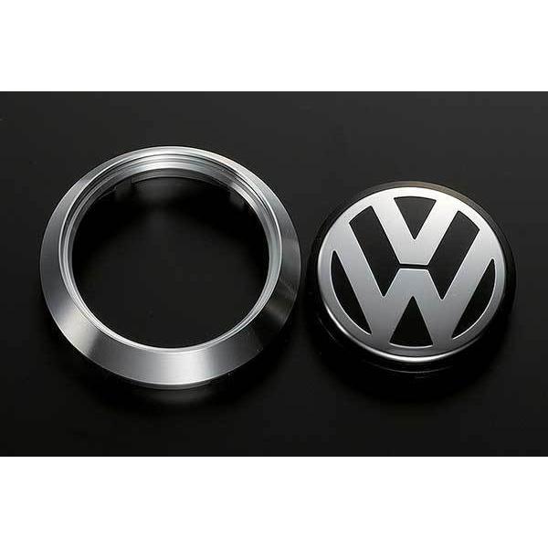 Advan, Advan 63mm VW Centercap Adapter Ring - White/Silver Alumite - Universal  (Z9165)