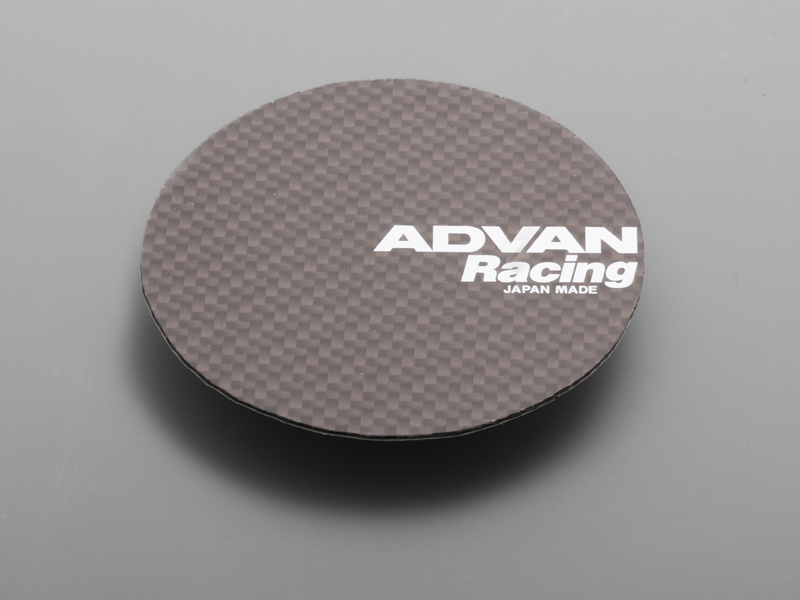 Advan, Advan 73mm Carbon Ornament Center Cap Sticker - Black