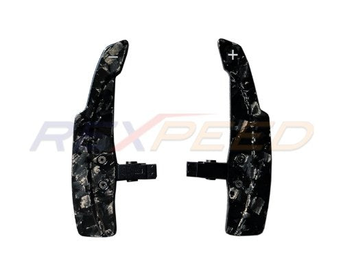 Rexpeed, Rexpeed 2017+ FRS/BRZ / 2022+ GR86/BRZ AT Forged Carbon Shift Paddles Full Replacement - Gloss | FR136FC
